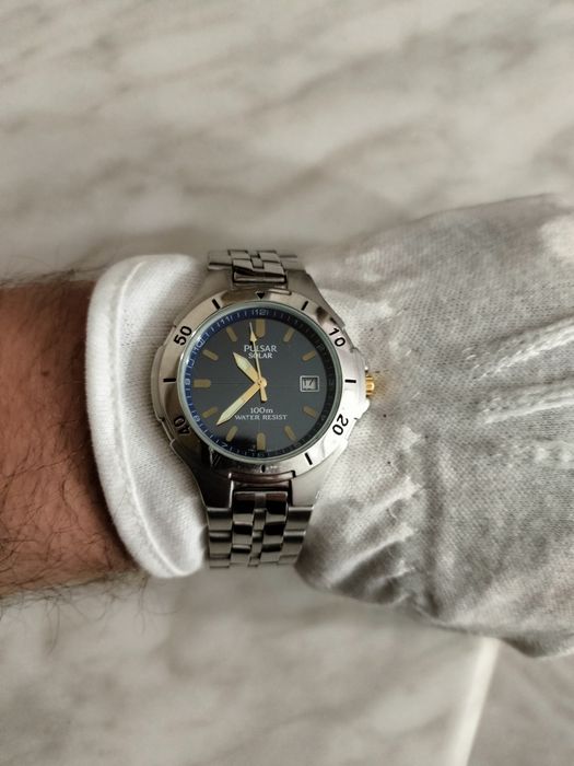 Часы Casio edifice ef 500 chronograph, Pulsar solar Японія