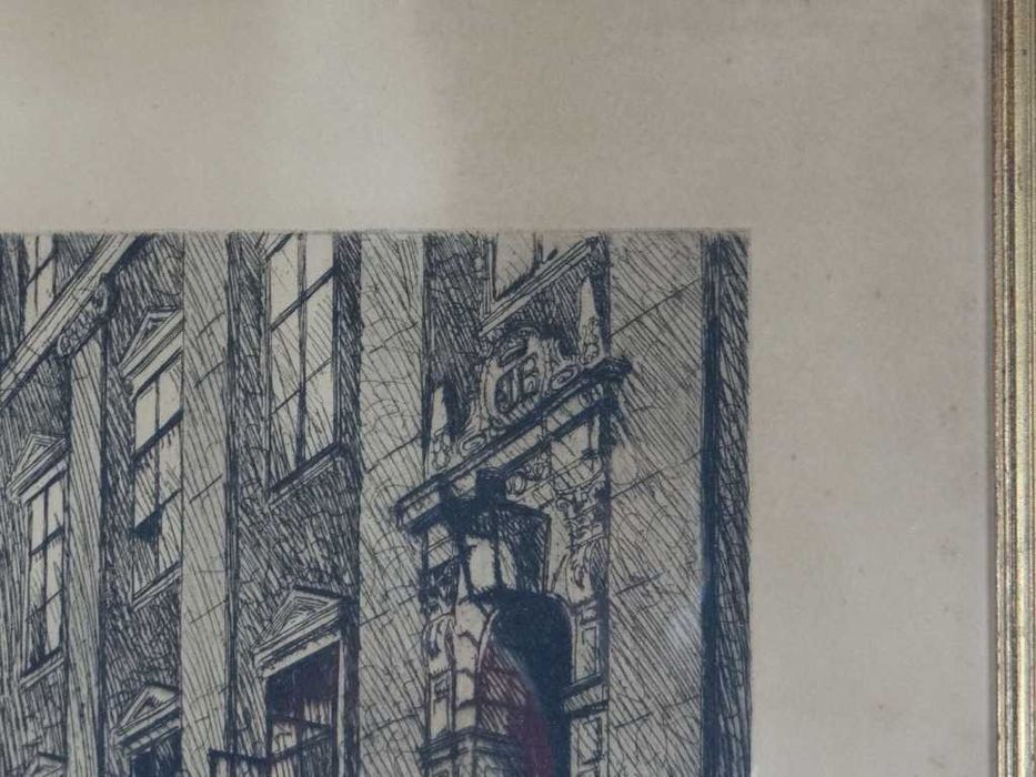 Obraz litografia 1918 r O.Hyndsburg