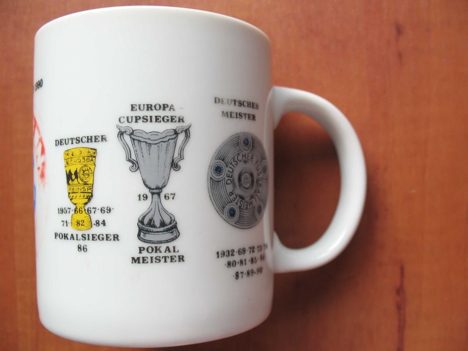 Kubek FC Bayern Monachium, biały, 300 ml 1996 r