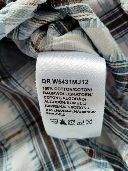 Męska koszula z krótkim rękawem S