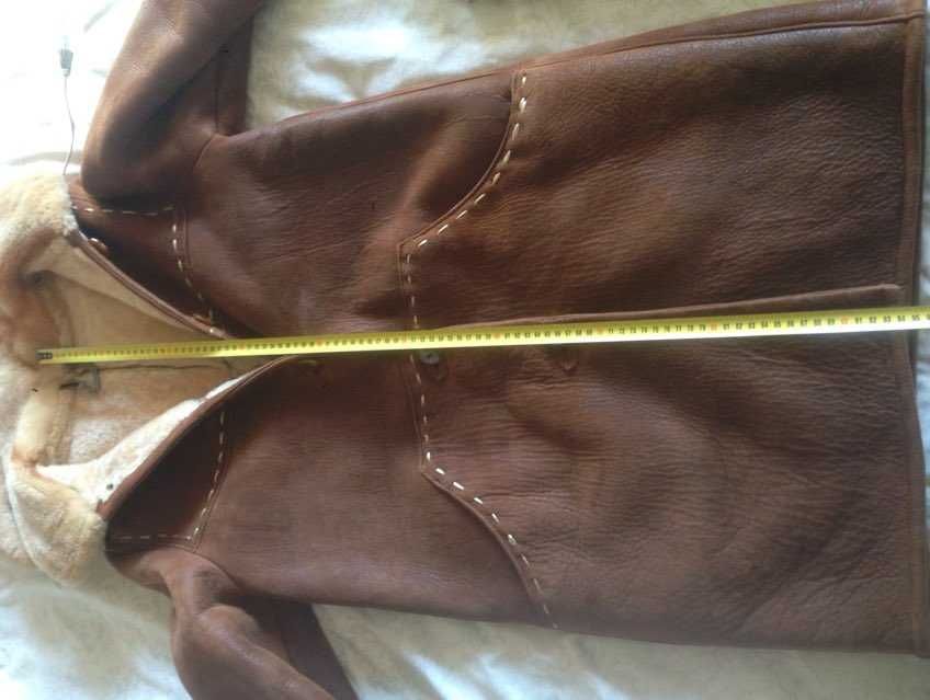 Дубленка финская натуральная женская размер 48/50