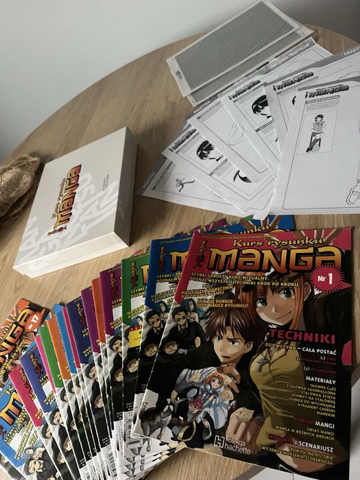 Manga- kurs rysunku 17 zeszytów