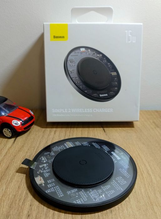 Бездротовий зарядний пристрій Baseus Simple 2 Wireless Charger зарядка