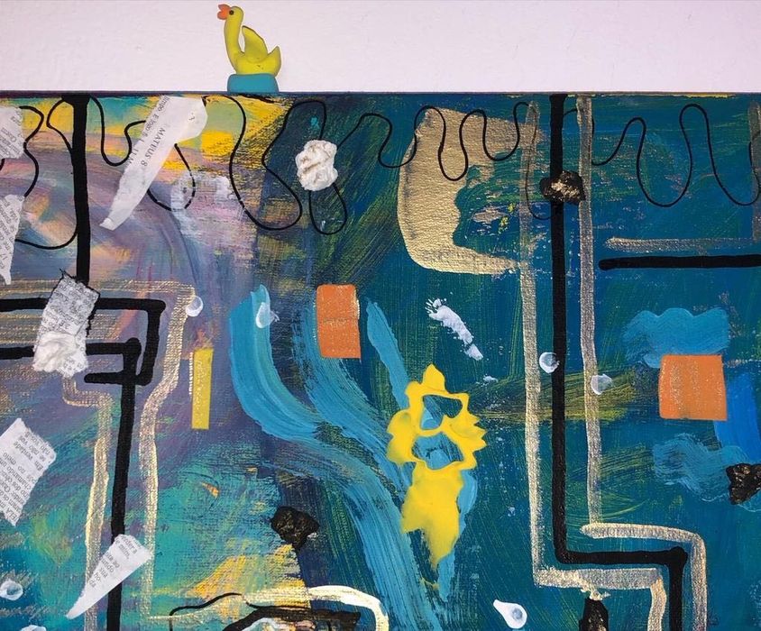 Pintura abstrata original