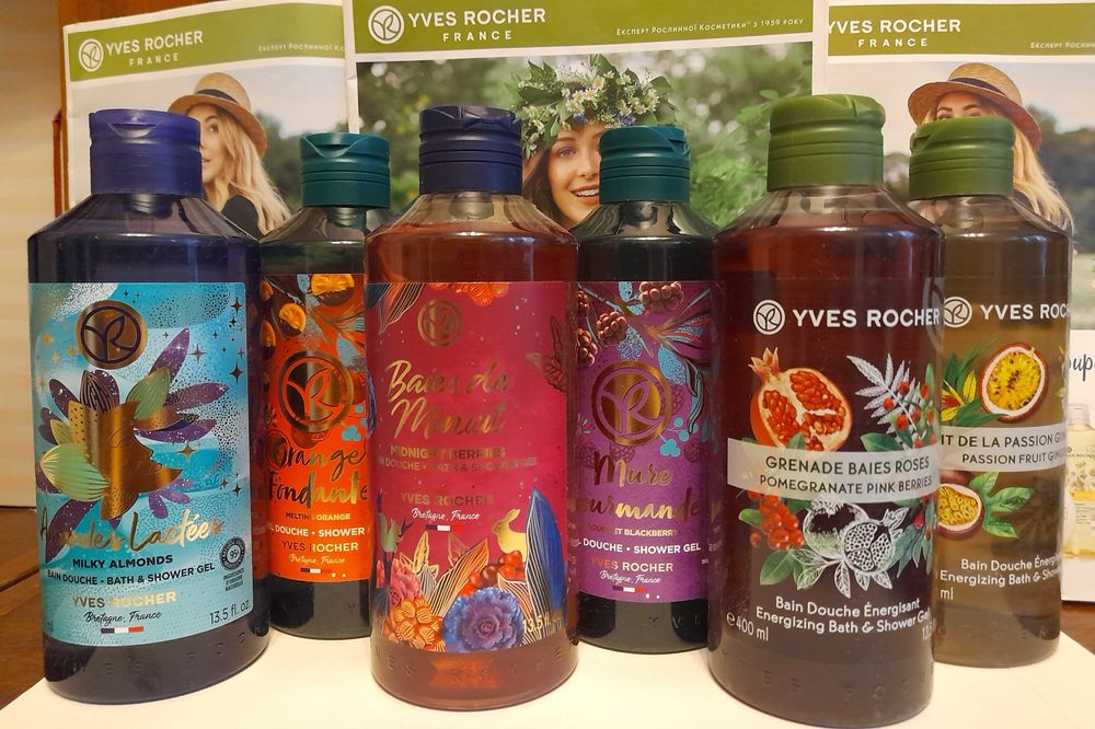 Гели для душа Ив Роше 200мл/400мл