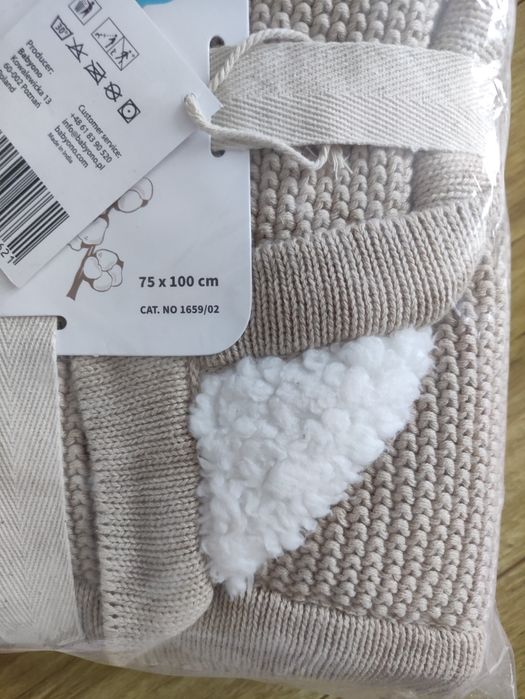 Koc zimowy blankiet ciepły gruby nowy 75x100