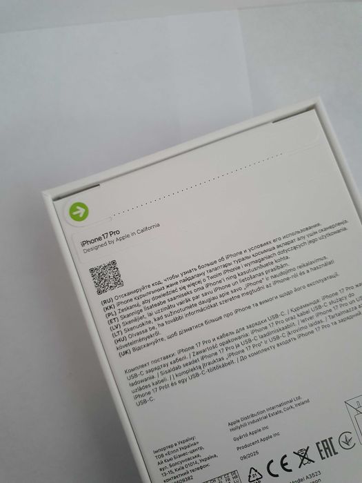 Iphone 17 pro 256gb niebieski, pomarańczowy, srebrny nowy SIM+ eSIM