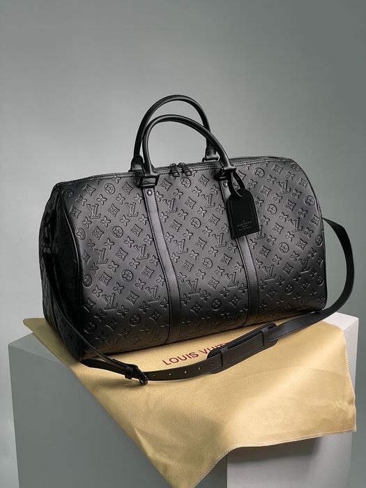 Дорожня сумка Louis Vuitton Keepall Bandouliere 50 Monogram Shadow