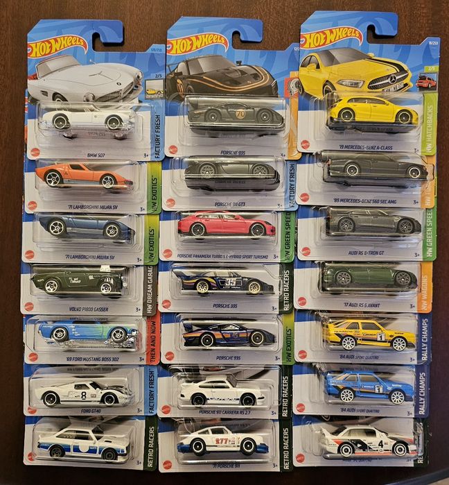 Hot wheels selados 2022/21 1/64