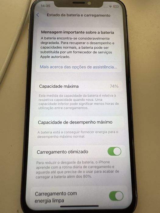 Iphone x 64gb silver