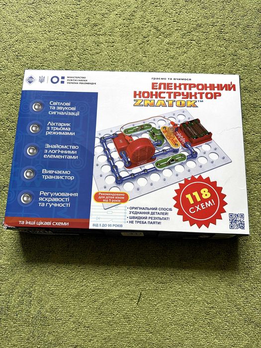 Конструктор Znatok 118 схем (70820)