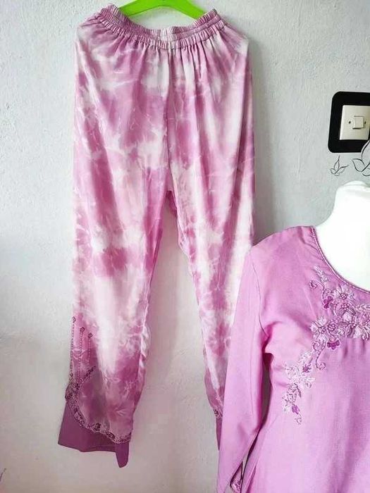 Komplet Bollywood indyjski folk boho spodnie tunika sukienka, r. L