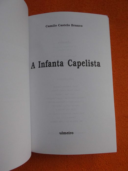 A Infanta Capelista - Camilo Castelo Branco