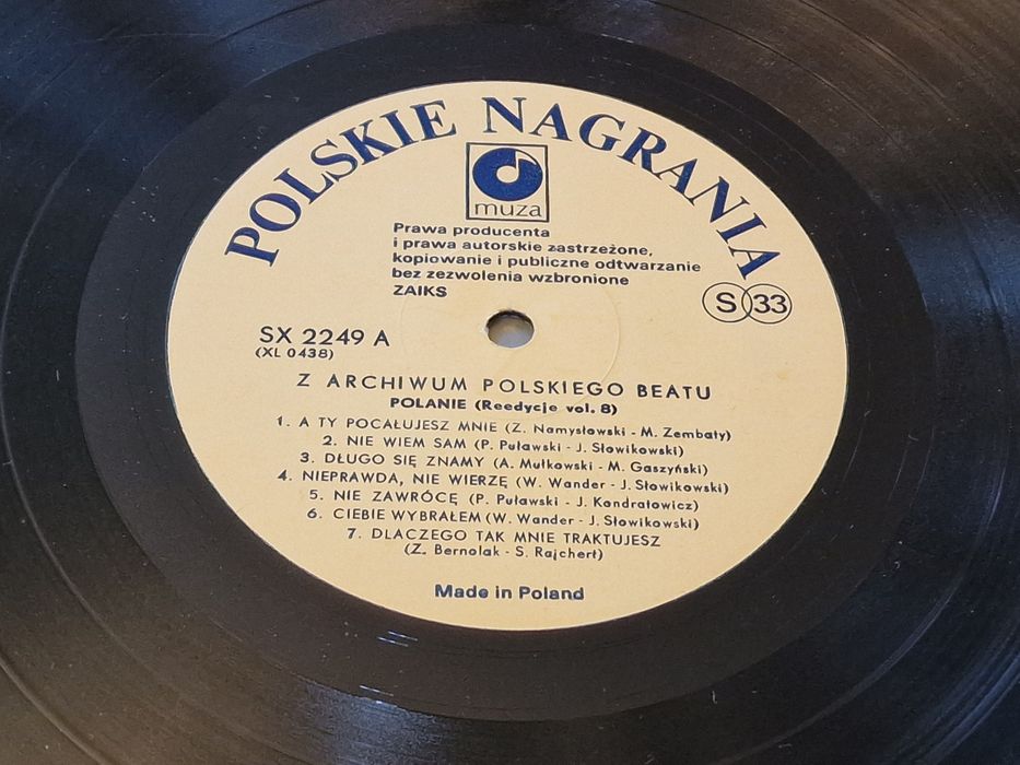Winyl Z archiwum polskiego beatu vol. 8 POLANIE