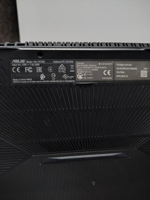 Laptop TUF GAMING  fx705d