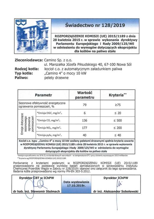 Kocioł zgazujący drewno SETLANS Multilog 15 kW