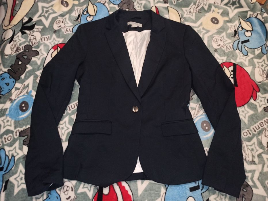Marynarka hm h&m damska granatowa Rozmiar 36