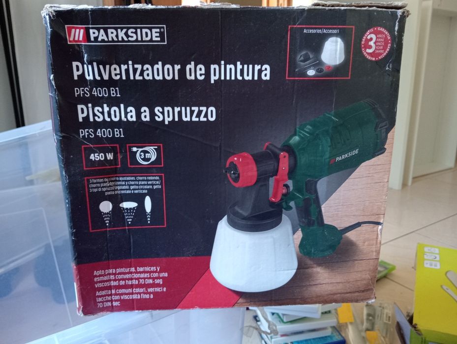 Pulverizador de pintura usado 1 vez como pode ver nas fotos