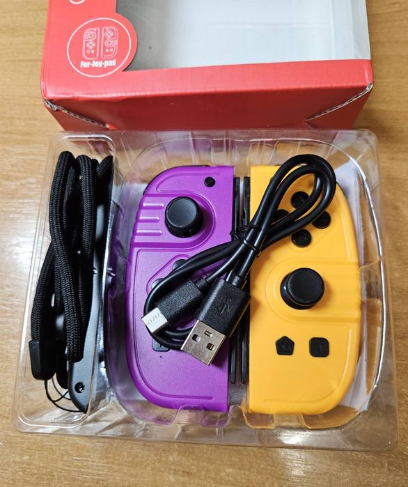 Геймпад Nintendo Switch Joy-Con Controller Pair Neon Purple/Neon Orang