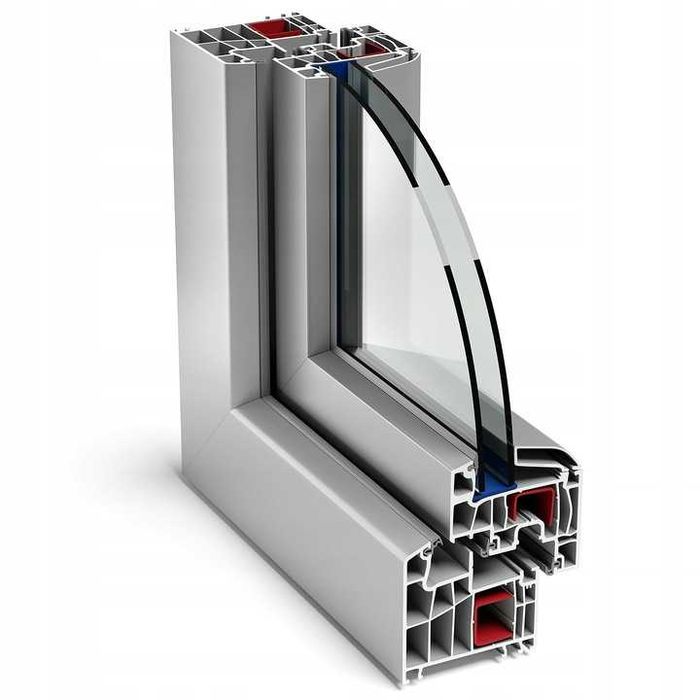 Drzwi PCV dwuskrzydłowe 160x210 Białe OD RĘKI TRANSPORT