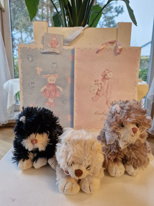 Bukowski - rodzinka pluszowych kotków + 3 różne torby gratis