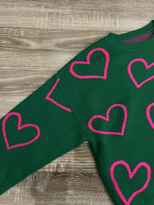 Теплий трендовий вовняний светр