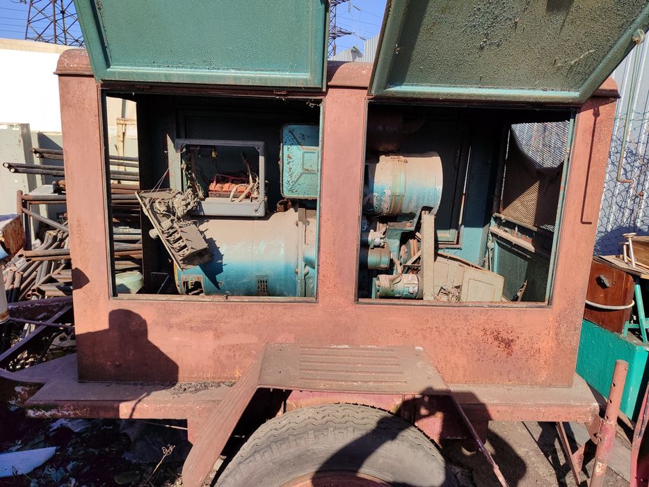 Продам трёхфазный дизельный генератор,на лафете