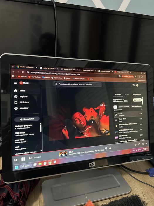 Monitor Hp Pavilion w1907v (19 Pol) -Ideal para 2• Monitor/Trabalho