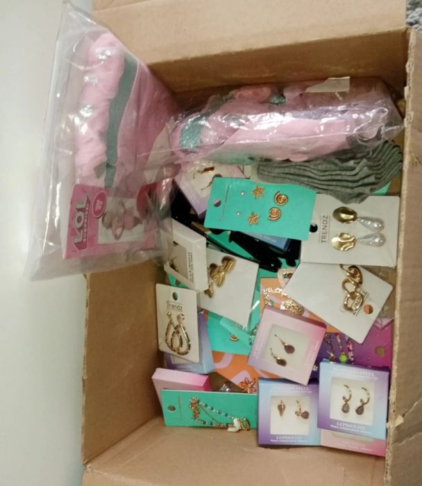 Zestaw box do dalszej odsprzedaży biżuteria + dziecięce