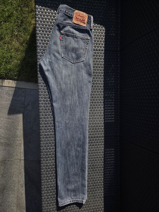 Levi's 511, Levis 511, 33 34, W33 L34, granat, szary jeans