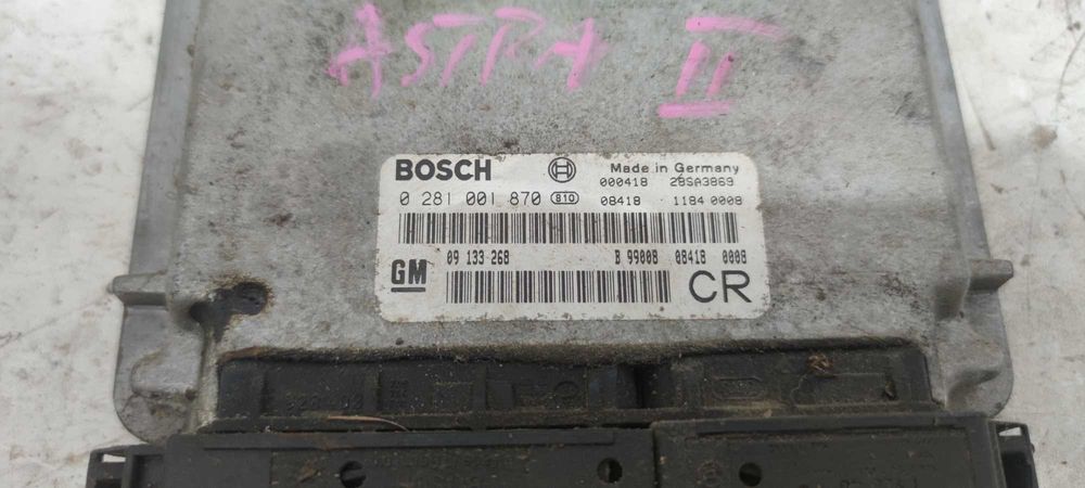 Opel Astra II G Zafira A 2.0 Komputer Sterownik Silnika