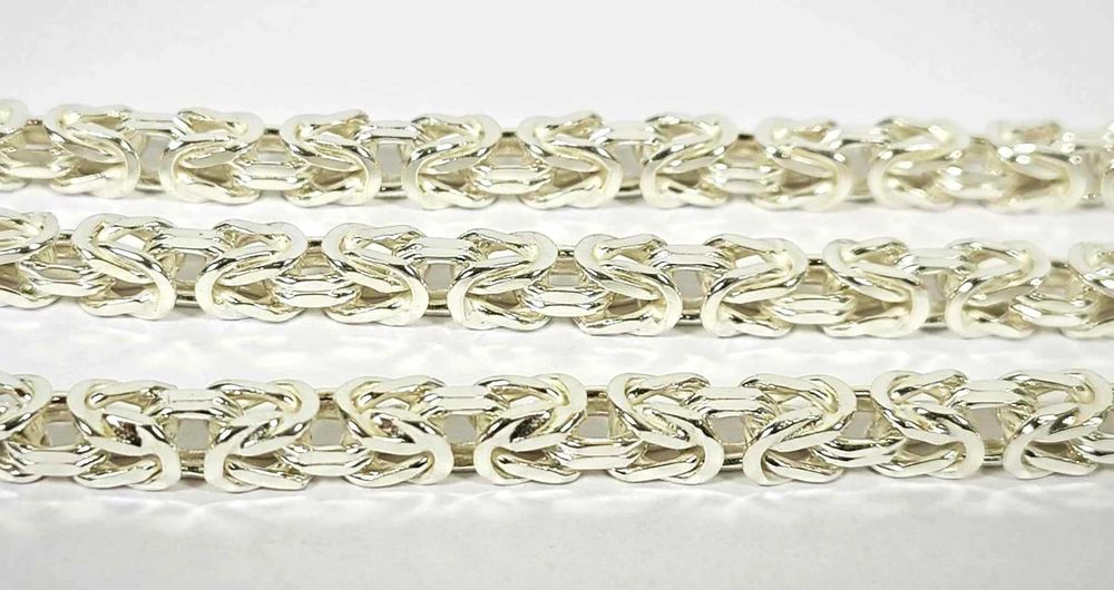 Srebrny Łańcuch Splot KRÓLEWSKI PR:925 W:80,80G DŁ:54CM