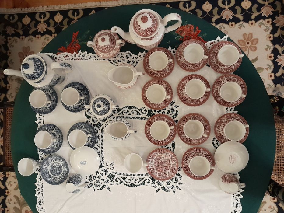 Serviço de chá Merrie Olde England Ironstone (inglês)