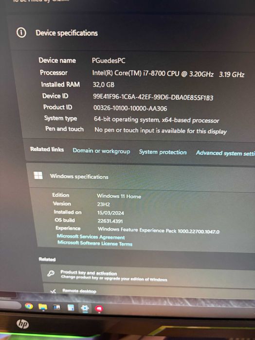 PC gaming I7 RTX 2060 super