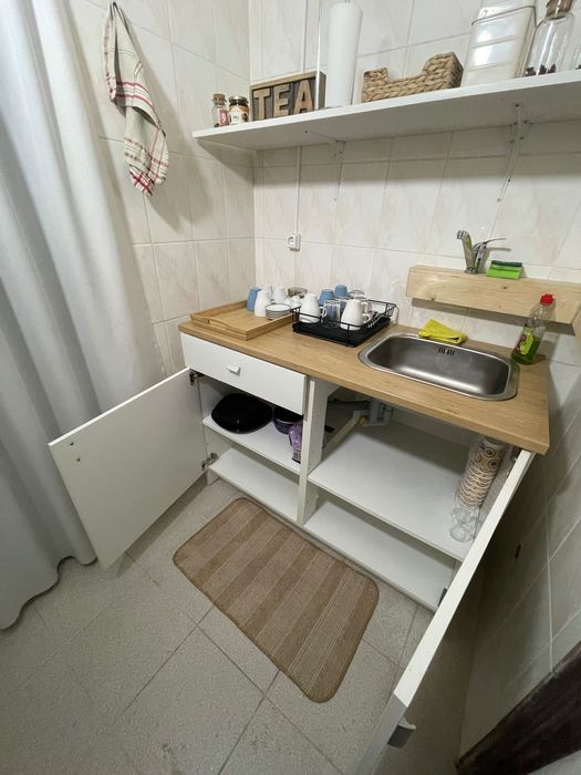 Móvel de Cozinha/Kitchenette IKEA – Lava-Loiça + Torneira Incluídos
