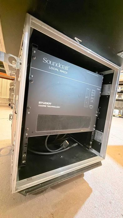 Soundcraft VI400 (Upgrade Oficial) + Local Rack + Stage Box | Sistema Completo Profissional | Flight Cases