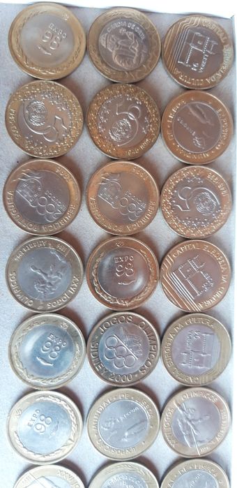 Conjunto de 45 Moedas Escudo Comemorativas/Outras