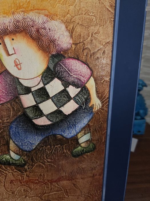 Quadro tela original pintada à mão