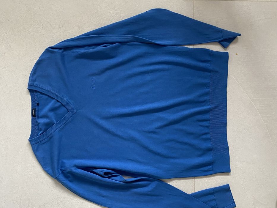 Armani Jeans bawełna męski sweter M niebieski W28WJ