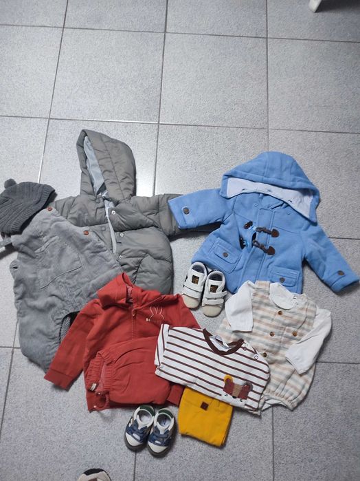 Lote de roupa para bebe menino varias marcas
