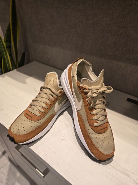 Кроссовки Nike Waffle One Leather 'Limestone Ale Brown