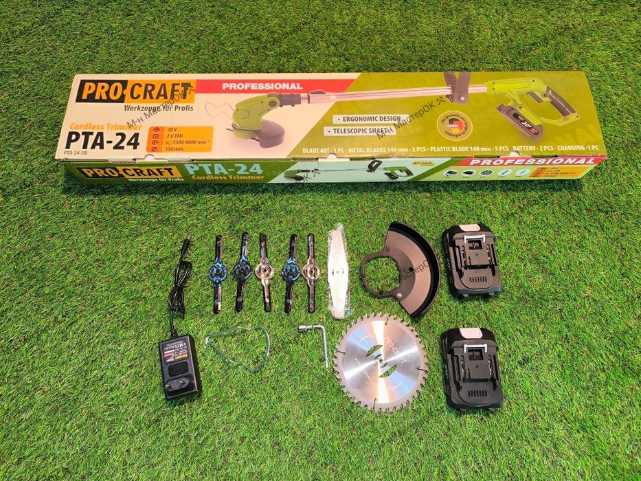 Акумуляторна коса Procraft PTA24