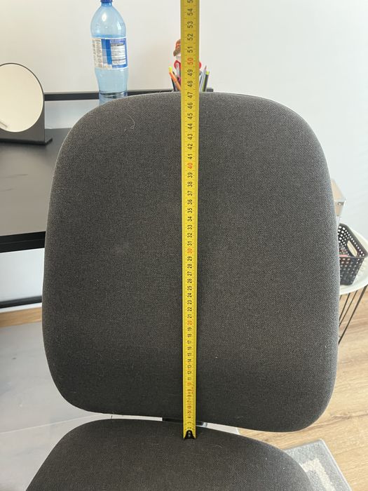 fotel biurowy grafitowy