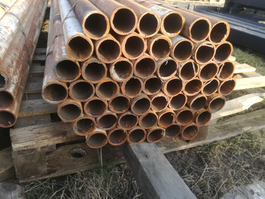 SOLIDNE Słupki ogrodzeniowe RURKI ŚREDNICA fi-51mm, dł. 2,16m