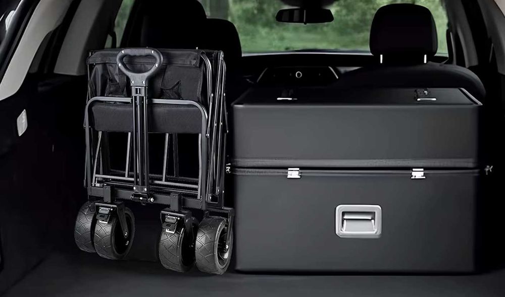 Nowy Wózek Wędkarski Transportowy Plażowy 200KG 150L Koła XXL z Dachem