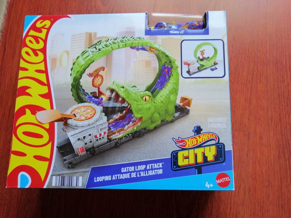 Pista Hot Wheels City ataque do crocodilo, Novo