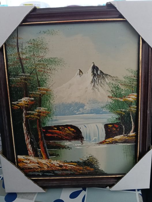 Quadro pinturas a óleo novo