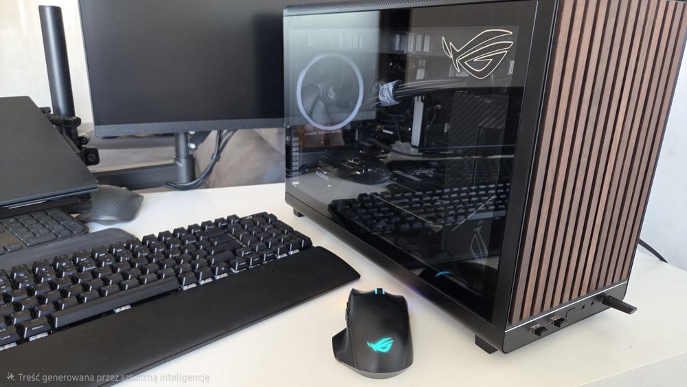 PC Asus ROG monster SFF 9800X3D, 64GB, 6TB SSD, Hellhound RX9070XT FV