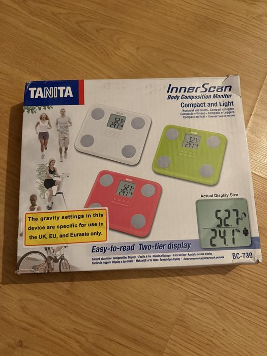 Balança de análise corporal Tanita