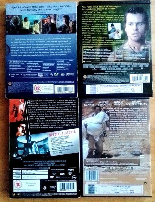 4 dvds em bom estado